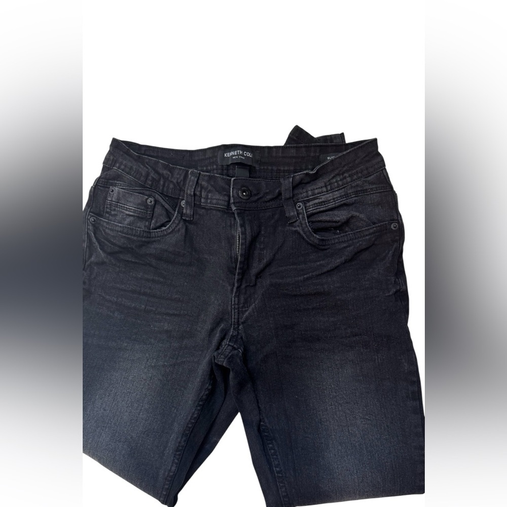 Kenneth Cole Jeans Mens 30x30 Black slim fit  Denim Modern - Picture 5 of 6